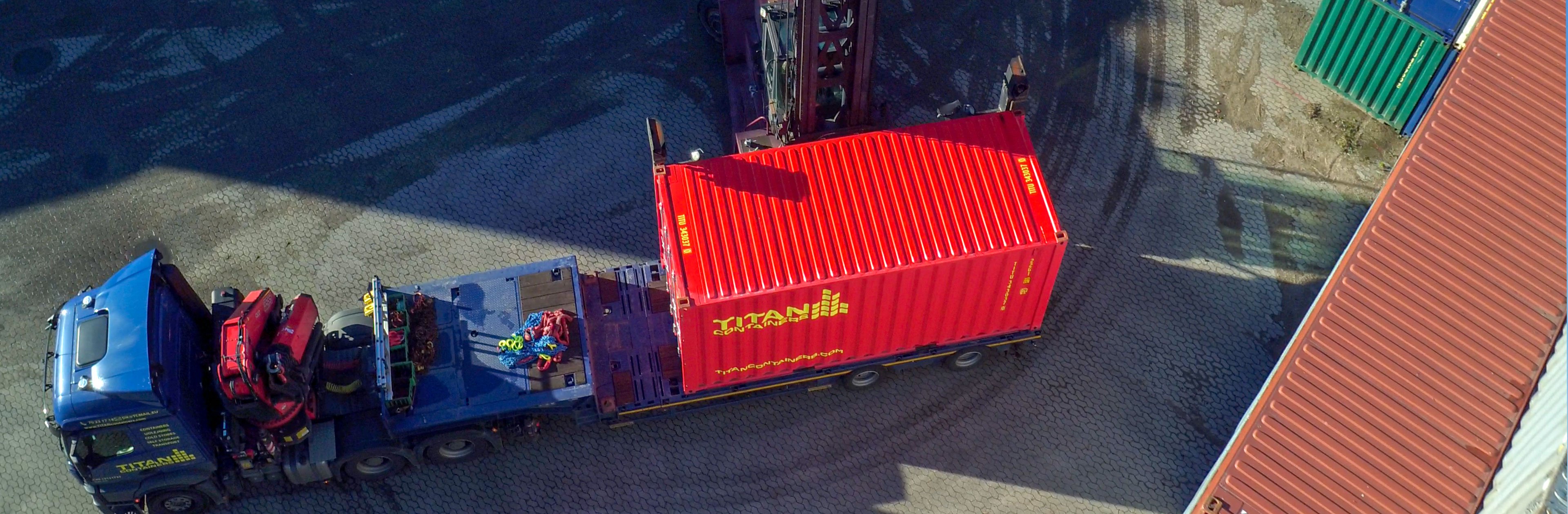 Container on Lorry 