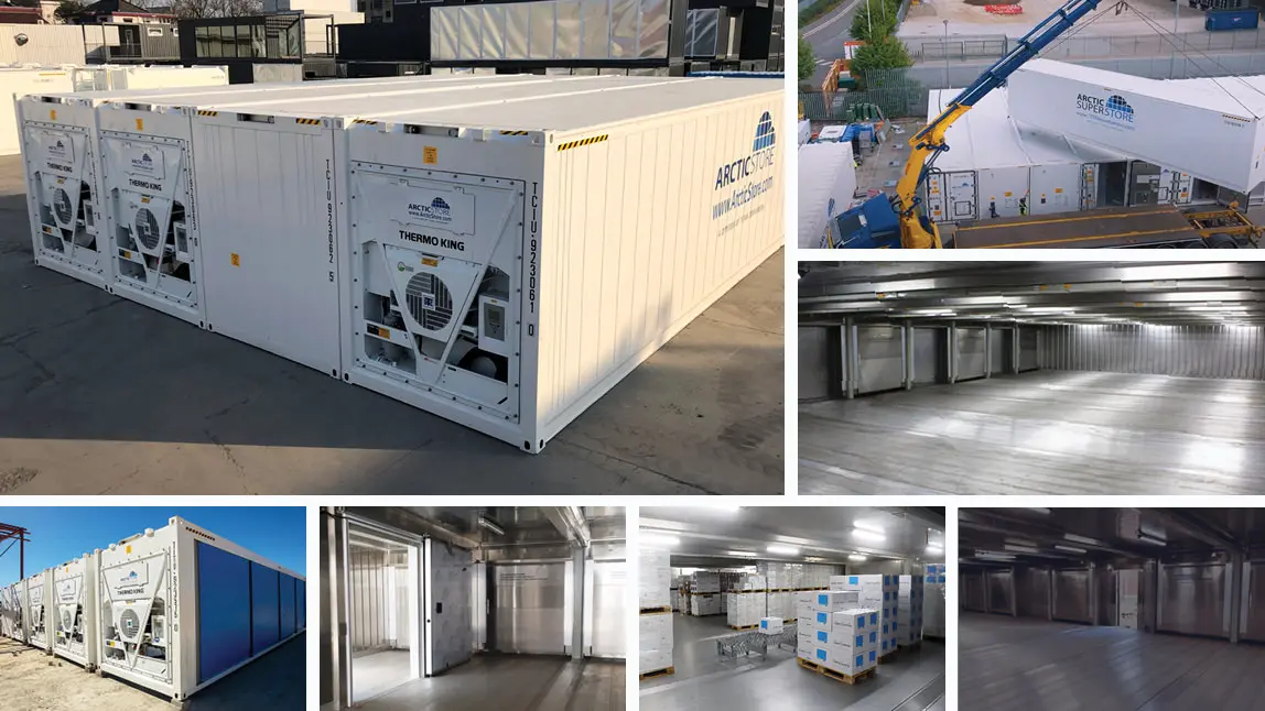 40ft Arctic SuperStore – Moduláris hűtőkamrák bérlésre Magyarországon
