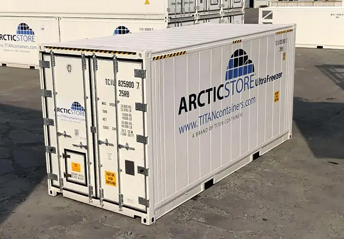 Arctic Ultrafreezer - Ultra alacsony hőmérsékletű hűtőtároló hűtőkonténerek bérbeadásra