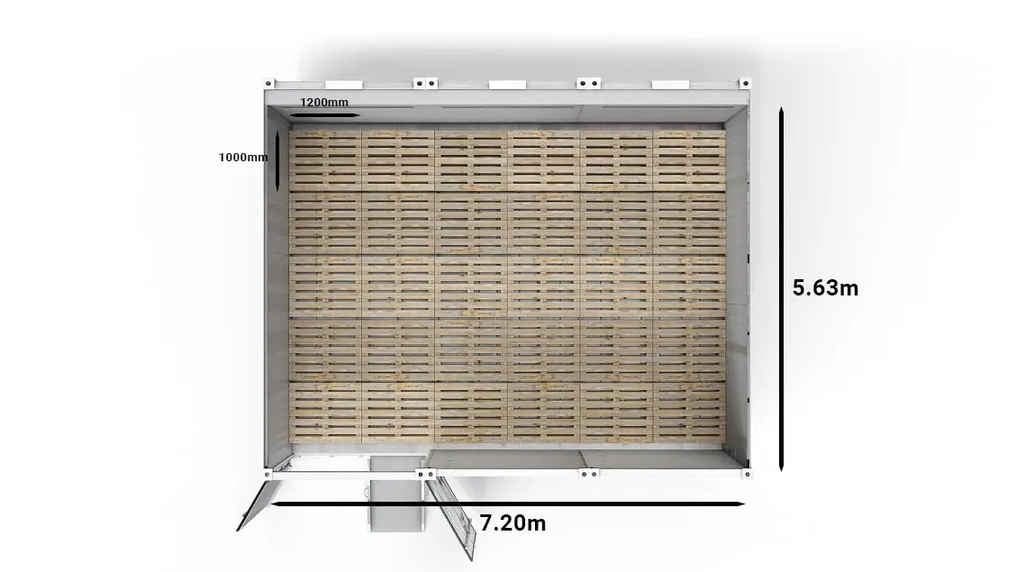 Arctic SuperStore, 20 láb, UK raklapok