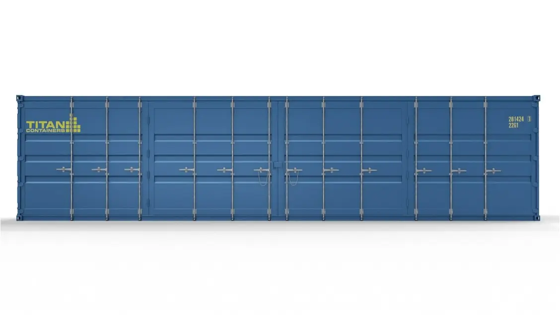 Eladó 40 lábas high cube oldalajtós konténerek