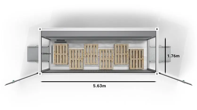 ArcticBlast raklapok (20 láb)