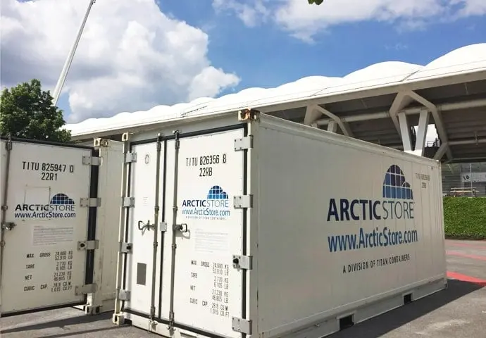 ArcticStore hűtőház 20ft hűtőkonténerek bérbeadásra