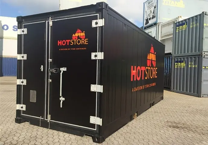 HotStore fűtött tároló 20ft fűtött tárolókonténerek bérlése