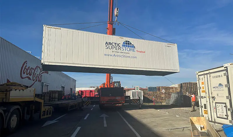 Arctic SuperStore hűtőtároló az élelmiszer- és italszektor számára