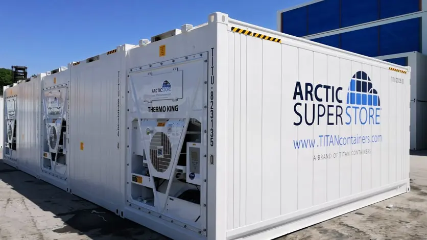 Arctic SuperStore moduláris hűtőtároló a közegészségügyi szolgálatok számára