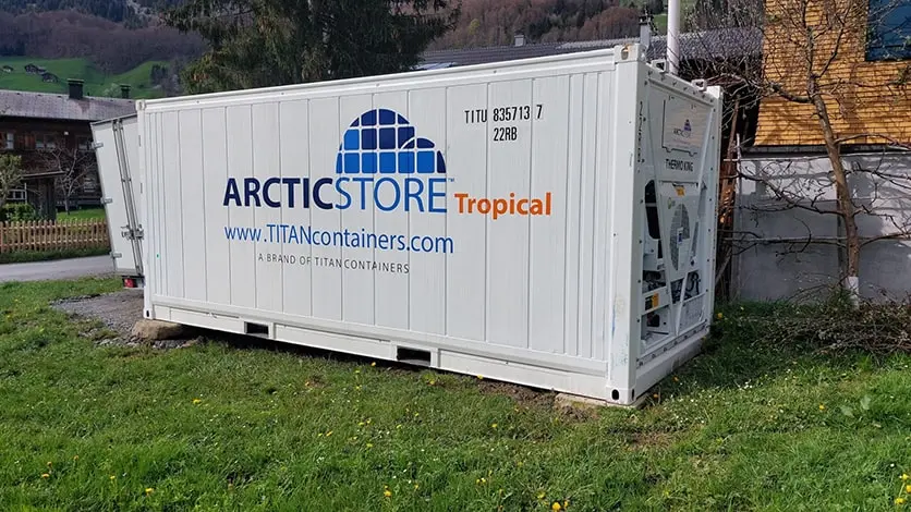 ArcticStore Tropical hűtőtároló a mezőgazdasági ágazat számára