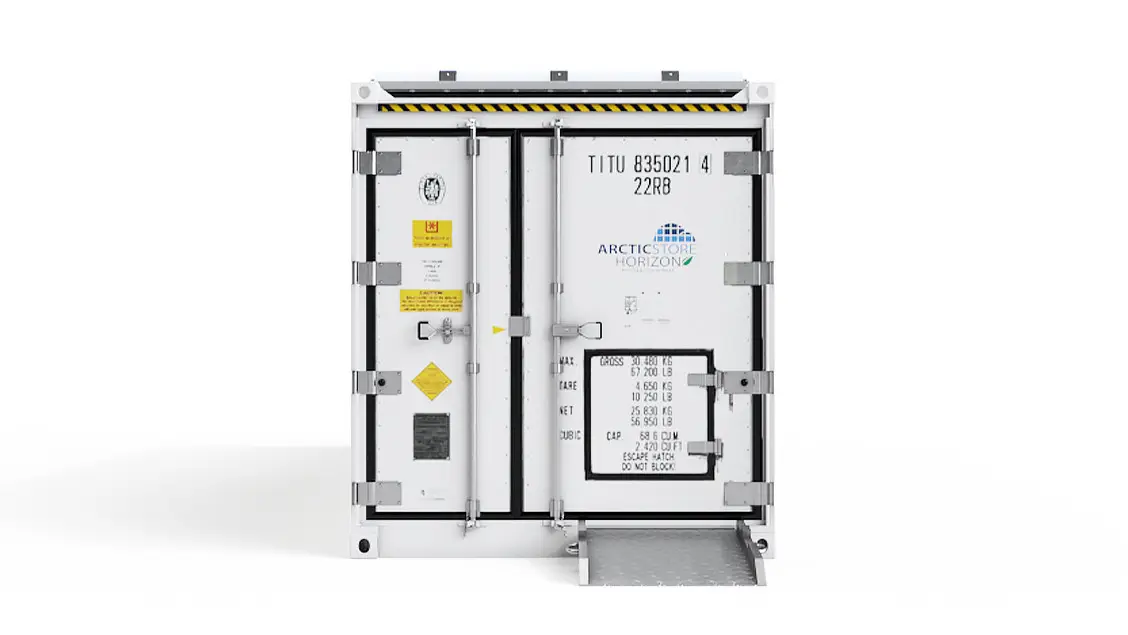 40ft ArcticStore Horizon Fenntartható Hűtőkonténer