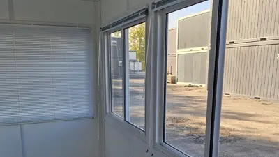 20 lábas, összeépített irodakonténer