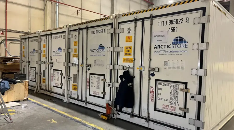 Az Arctic Superstore hűtési lánc-logisztikája