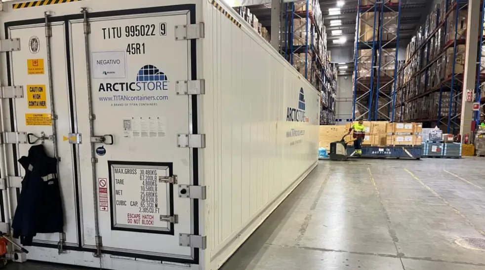 Az Arctic Superstore hűtési lánc-logisztikája