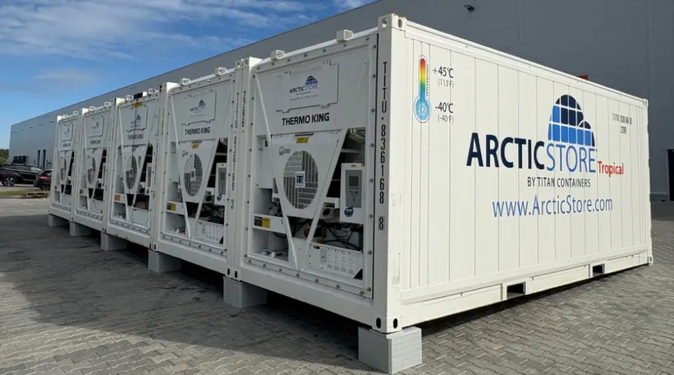 ArcticStore konténerek bérlése – hűtött konténerek